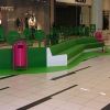 Indkøbscenter - specialbygget sofa